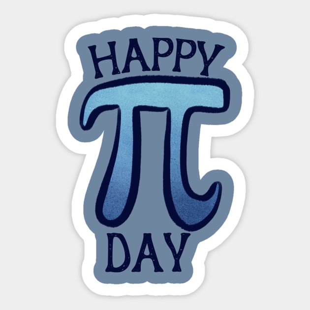 Happy Pi Day Sticker by bubbsnugg